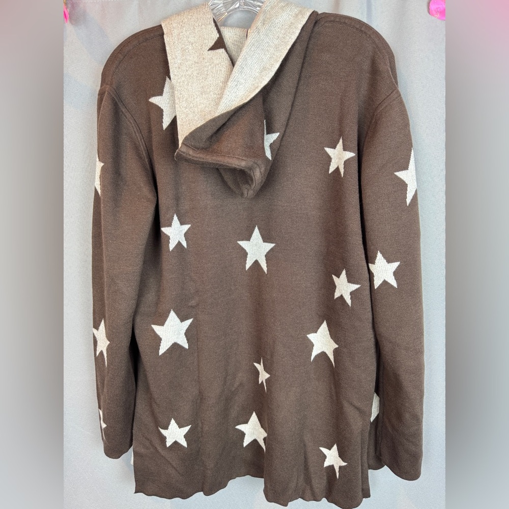 Splendid Sydney Hooded Reversible Cardigan- Sz Medium - Picture 4 of 12